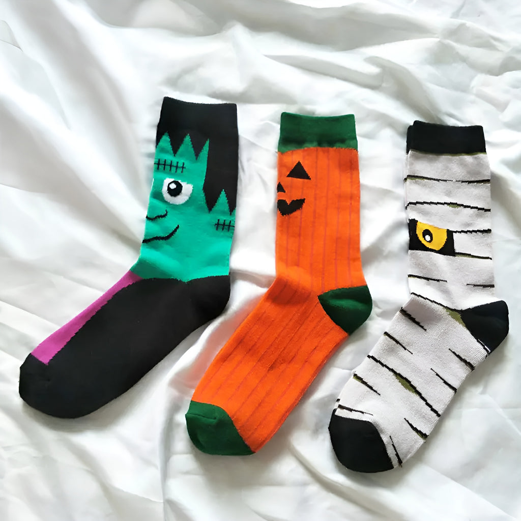 Cartoon Halloween Socks
