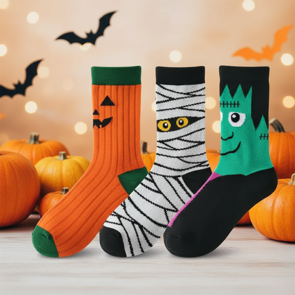 Cartoon Halloween Socks